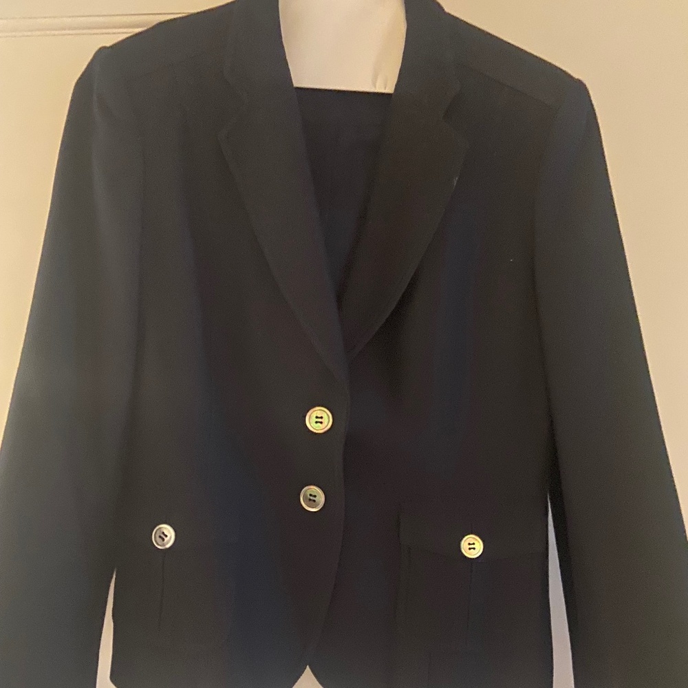Talbots Navy Blue Blazer